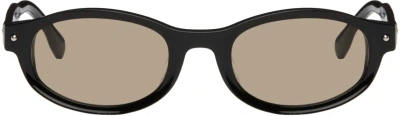 Bonnie Clyde Black Roller Coaster Sunglasses In Black/brown