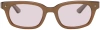 BONNIE CLYDE BROWN CHECKMATE SUNGLASSES