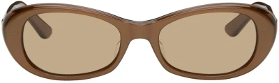Bonnie Clyde Brown Magic Sunglasses In Brown/brown