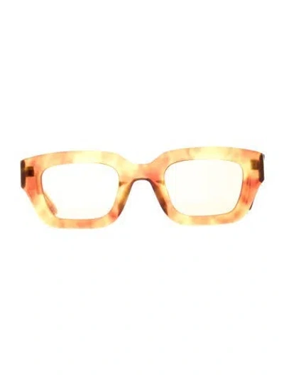 Pre-owned Bonnie Clyde Oversize Tinted Sunglasses In Brown/orange