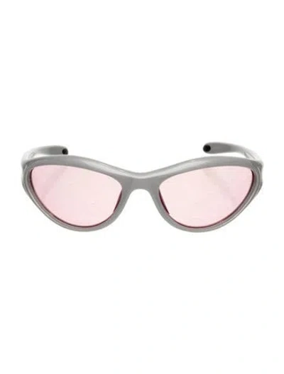 Pre-owned Bonnie Clyde Oversize Tinted Sunglasses In Grey