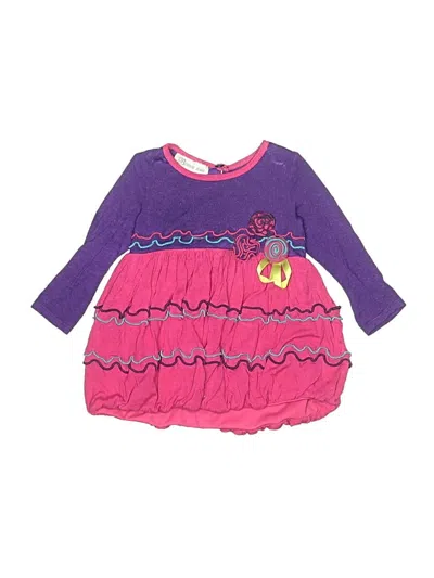 Pre-owned Bonnie Jean Kids' 3/4 Sleeve T-shirt In Purple