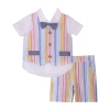 Bonnie Jean Baby Boys 3-pc. Short Set In Multi