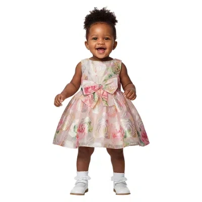 Bonnie Jean Baby Girls Sleeveless A-line Dress In Pink