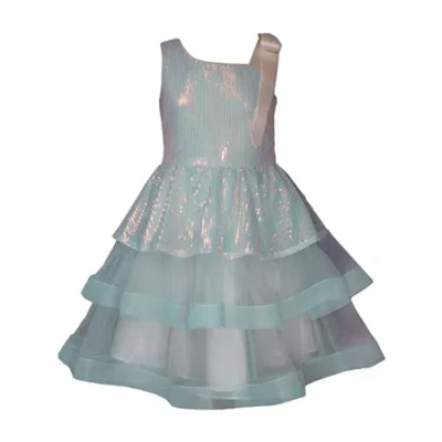 Bonnie Jean Big Kid Girls Sleeveless Flower Girl A-line Dress In Green