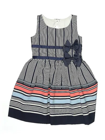 Pre-owned Bonnie Jean Kids' Dress In Blue
