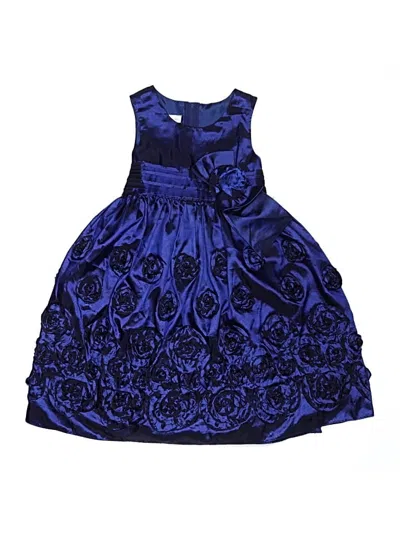 Pre-owned Bonnie Jean Kids' Dress In Blue