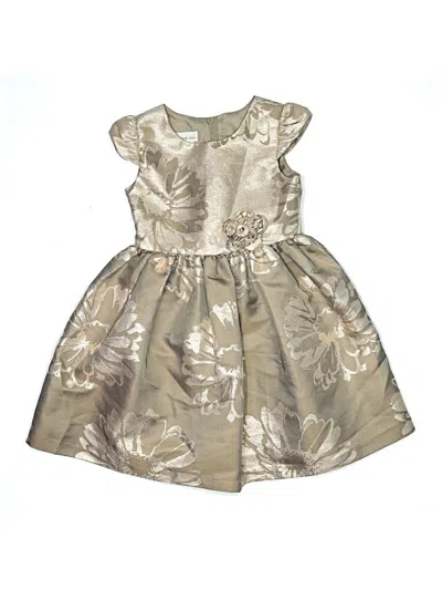 Pre-owned Bonnie Jean Kids' Dress In Brown