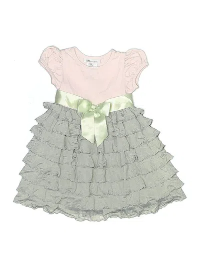 Pre-owned Bonnie Jean Kids' Dress In Gray