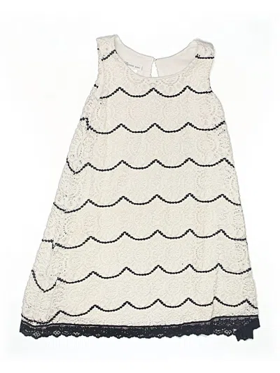Pre-owned Bonnie Jean Kids' Dress In White