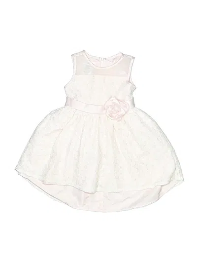 Pre-owned Bonnie Jean Kids' Dress In White