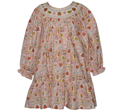 Bonnie Jean Kids' Girls' 2t-6x Long-sleeve Dress In Multi