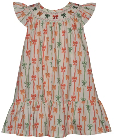 Bonnie Jean Kids' Girls' 2t-6x Short-sleeve Dress In Multi