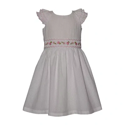 Bonnie Jean Little & Big Kid Girls Short Sleeve Ruffled A-line Dress In Multi