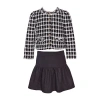 Bonnie Jean Little Girls 2-pc. Skirt Set In Black