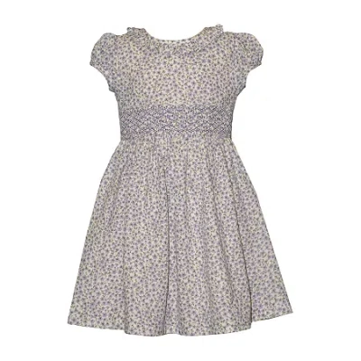 Bonnie Jean Kids' Little Girls Short Sleeve Flutter A-line Dress In Multi