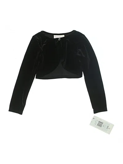 Bonnie Jean Kids' Long Sleeve Top In Black