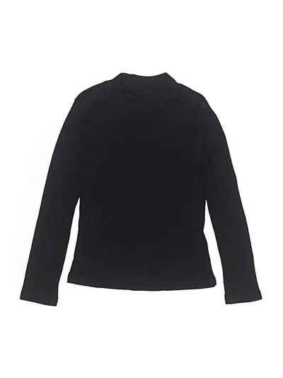 Pre-owned Bonnie Jean Kids' Long Sleeve Turtleneck In Black