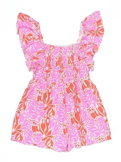 Pre-owned Bonnie Jean Kids' Romper In Pink