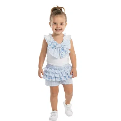 Bonnie Jean Babies' Toddler Girls 2-pc. Short Set In Blue