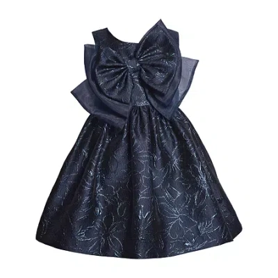 Bonnie Jean Toddler Girls Sleeveless Babydoll Dress In Blue