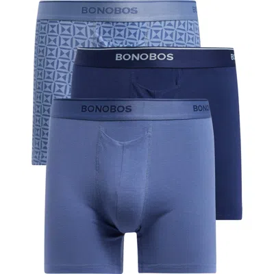 Bonobos 3-pack Boxer Briefs In Blue