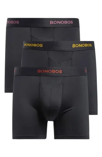 Bonobos 3-pack Performance Boxer Briefs In Brown