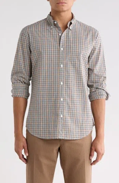 Bonobos Check Long Sleeve Poplin Shirt In Multi