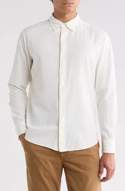 Bonobos Cotton & Linen Long Sleeve Shirt In White