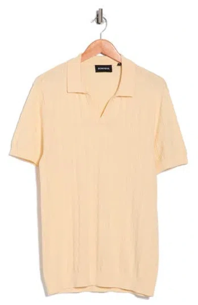 Bonobos Cotton Knit Polo In Yellow