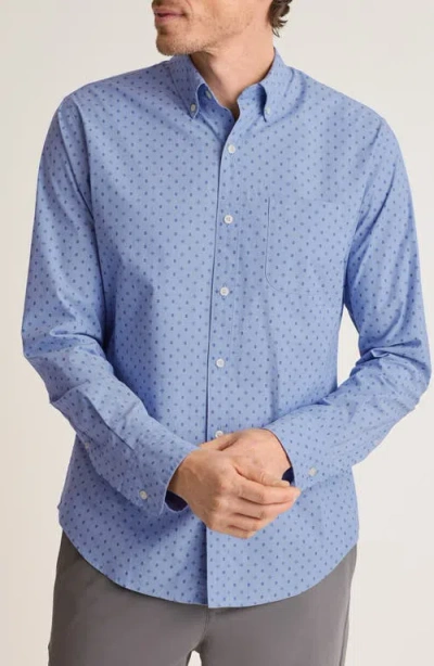 Bonobos Everyday Geometric Stretch Cotton Shirt In Blue
