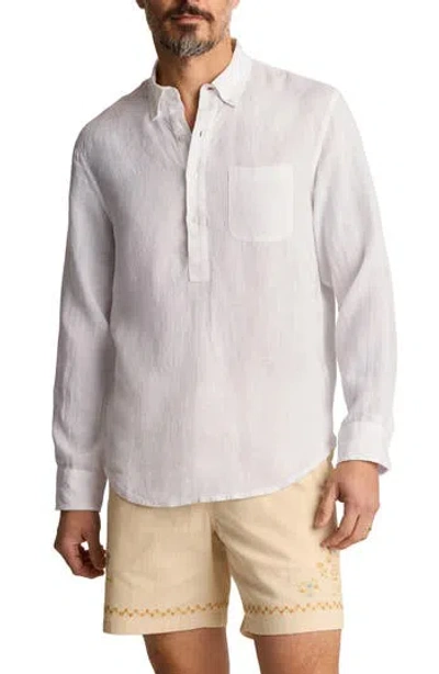 Bonobos Everyday Linen Popover Shirt In Pink