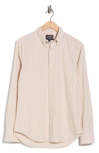 Bonobos Everyday Slim Fit Cotton & Linen Long Sleeve Button-down Shirt