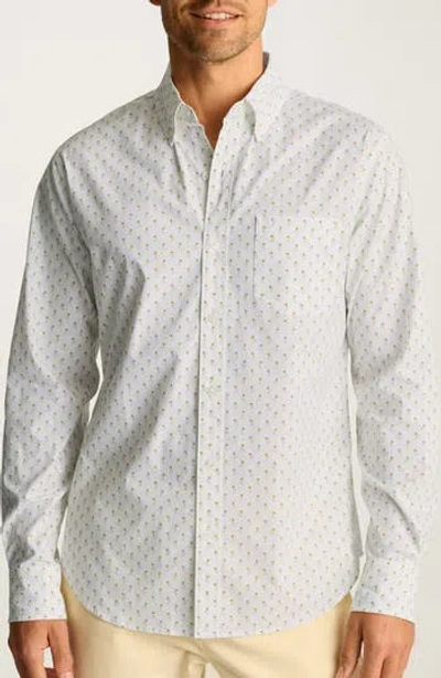 Bonobos Everyday Slim Fit Floral Stretch Cotton Button-down Shirt In White