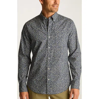 Bonobos Everyday Slim Fit Microcheck Stretch Cotton Button-down Shirt In Blue