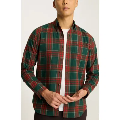 Bonobos Everyday Slim Fit Plaid Cotton Stretch Flannel Button-down Shirt In Roy Rich Plaid C23