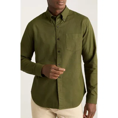 Bonobos Everyday Slim Fit Solid Cotton Button-down Oxford Shirt In Green