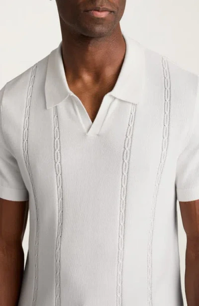 Bonobos Hudson Cotton Polo Sweater In White