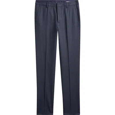 Bonobos Jetsetter Italian Wool Houndstooth Dress Pants In Blue