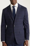 Bonobos Jetsetter Plaid Virgin Wool Suit Jacket In Blue
