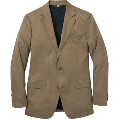 Bonobos Jetsetter Slim Fit Tan Mélange Stretch Wool Sport Coat In Brown