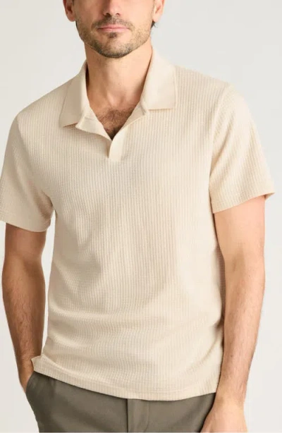 Bonobos Johnny Collar Waffle Knit Polo In Brown