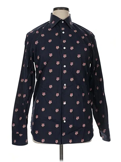 Pre-owned Bonobos Long Sleeve Button Down Shirt In Black