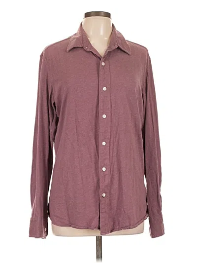 Pre-owned Bonobos Long Sleeve Button Down Shirt In Burgundy