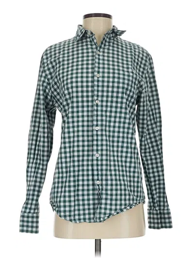 Pre-owned Bonobos Long Sleeve Button Down Shirt In Green