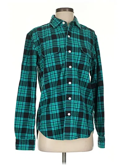 Pre-owned Bonobos Long Sleeve Button Down Shirt In Green