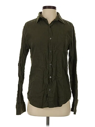 Pre-owned Bonobos Long Sleeve Button Down Shirt In Green