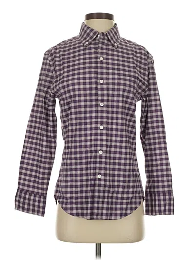 Pre-owned Bonobos Long Sleeve Button Down Shirt In Purple
