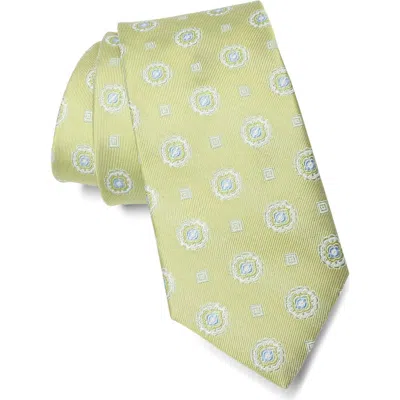 Bonobos Medallion Necktie In Green