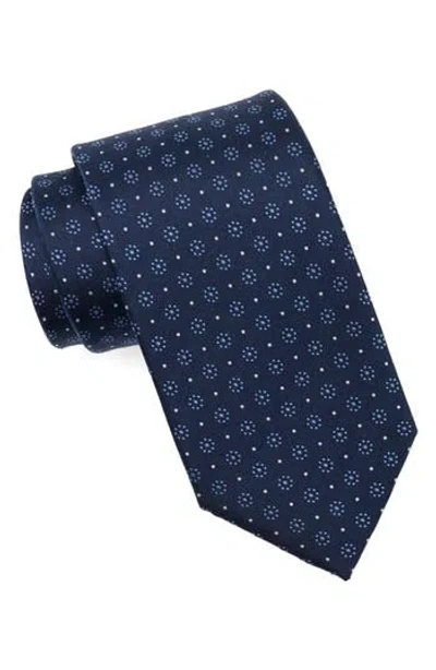 Bonobos Medallion Silk Tie In Blue